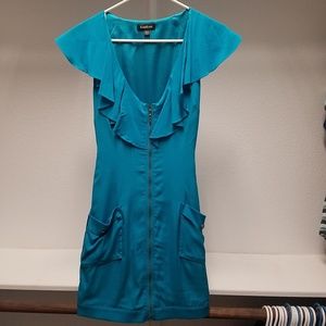Bebe Teal Dress